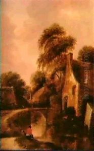 Harlemer Landschaft. by Nicolaes Molenaer