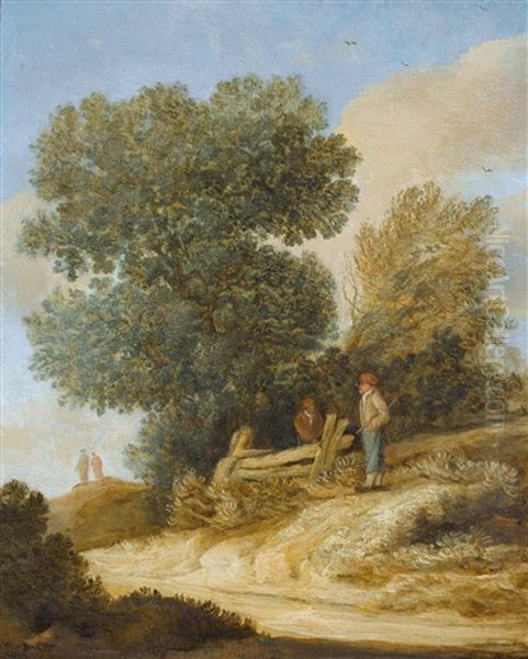 Dunenlandschaft Mit Bauersleuten - view 1