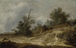 Landschaft Mit Kate Und Staffagefiguren Landschaft Mit Kate Und Staffagefiguren