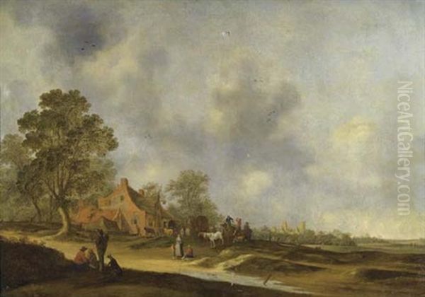 Grosse Landschaft Mit Figuren - view 1