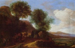 Landschap Met Reizigers Op Een Pad by Pieter De Molijn