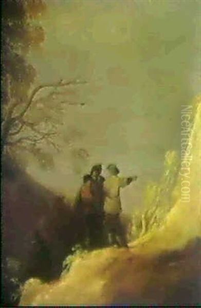 Dunenlandschaft Mit Figurengruppe - view 1