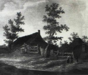 Bauernhaus In Einer Dunenlandschaft