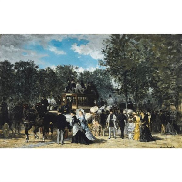 Promenade Dans Le Parc De Saint Cloud - view 1
