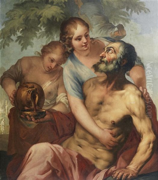 Lot And His Daughters - view 1