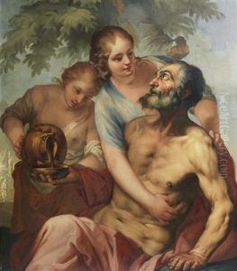 Lot And His Daughters by Antonio Molinari