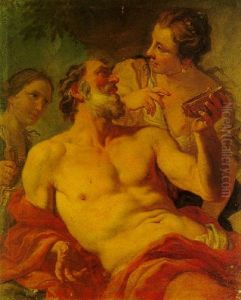 Lot And His Daughters by Antonio Molinari