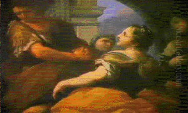 Episidio Storico Con Quattro Figure - view 1