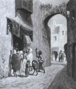 Street Scene In Morocco by Andres Molinary