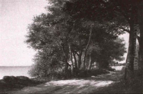 Southern Landscape - Lake Pontchartrain Or The Gulf Coast - view 1