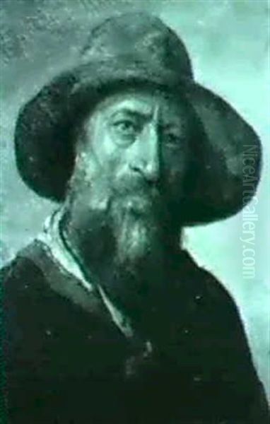 Bearded Man Wearing A Scarf And Hat - view 1