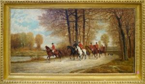 La Chase by Auguste De Molins