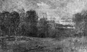 Herbstlandschaft by Auguste De Molins