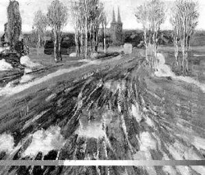 Grocholize Nach Dem Sturm Im Winter 1915 by Mathieu Molitor