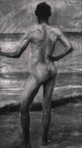Ruckenansicht Eines Nackten Jungen Mannes - view 1