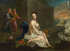 Susanna Im Bade by Josef Adam Ritter von Moelk