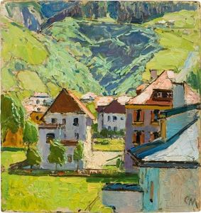 Hofgastein, Fensterblick by Carl Moll