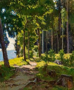 Wald Am Orthof / Semmering by Carl Moll