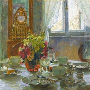Der Fruhstuckstisch (the Breakfast Table) by Carl Moll
