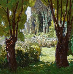 Park by Carl Moll