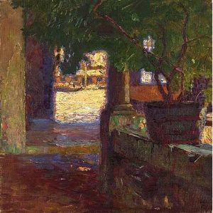 Blick Auf Den Kanal In Venedig