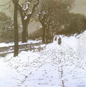 Schloss Plankenberg, Toreinfahrt by Carl Moll