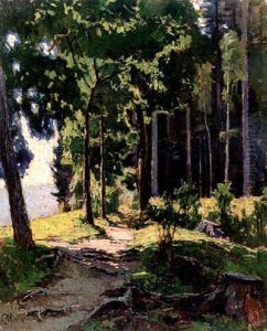 Wald Am Orthof/semmering by Carl Moll