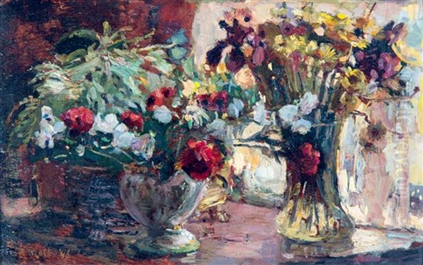 Flower Vases On Window Sill - view 1