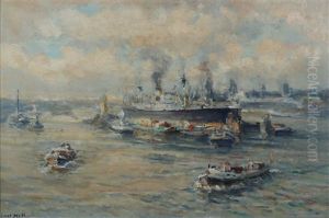 Bedrijvigheid In De Haven