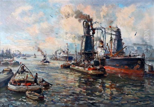 Bedrijvigheid In De Haven - view 1