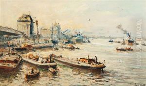 View Of The White House In Rotterdam by Evert Moll