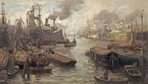 Maashaven Rotterdam: A View On The Maashaven, Rotterdam