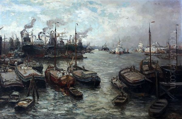Bedrijvigheid In De Rotterdamse Haven - view 1