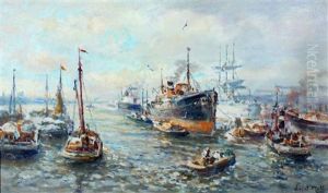 Bedrijvigheid In De Haven