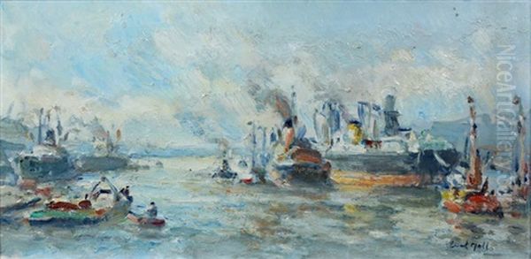 Bedrijvigheid In De Haven - view 1