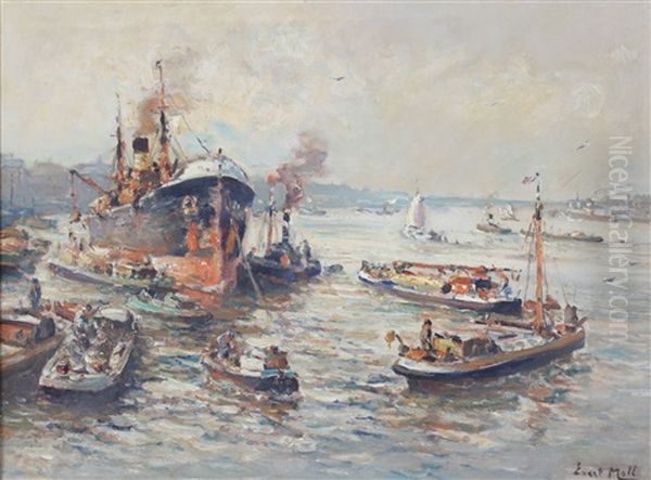 Bedrijvigheid In De Haven Van Rotterdam - view 1