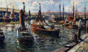 Haven Scheveningen by Evert Moll