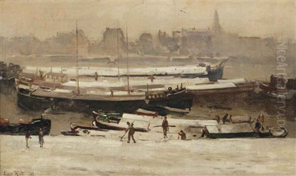 Winter; Leuvenhaven, Rotterdam - view 1