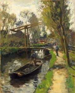 Sommer An Der Gracht by Evert Moll
