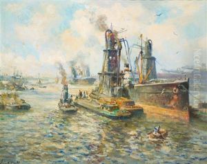 Hafen Von Rotterdam by Evert Moll