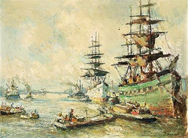 Harbour Scene, Rotterdam - view 1