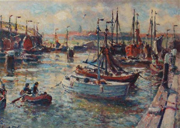 View Of The Rotterdam Harbour - view 1