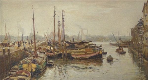 The Harbour Of Dordrecht - view 1