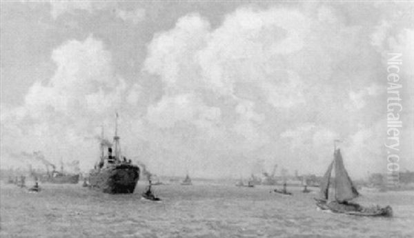 Gezicht Op De Maas Te Rotterdam - view 1