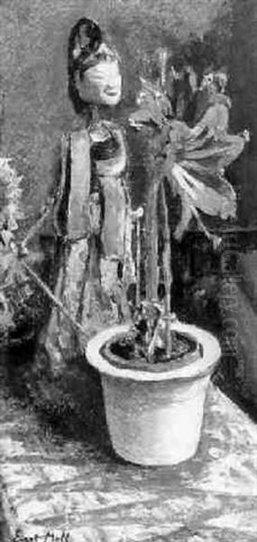 A Still Life With A Wayang Puppet - view 1