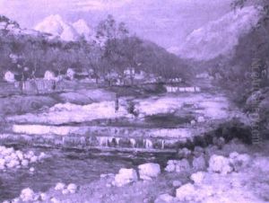Washerwomen By A River, South Of France by Evert Moll