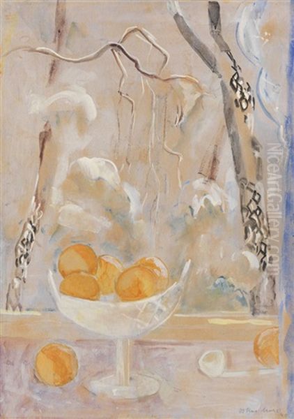 Obstschale Mit Winterlandschaft - view 1