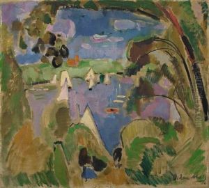 Blick Auf Die Havel, Grosses Fenster, Berlin by Oskar Moll