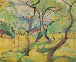 Sudfranzosische Landschaft by Oskar Moll