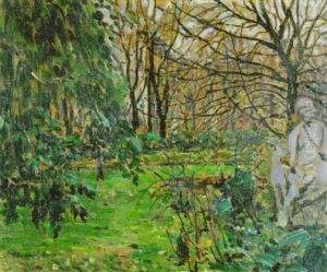 Jardin Du Luxembourg Ii by Oskar Moll